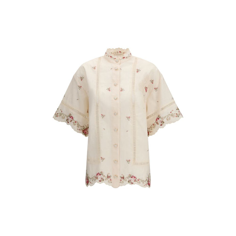 Beige Linen Shirt