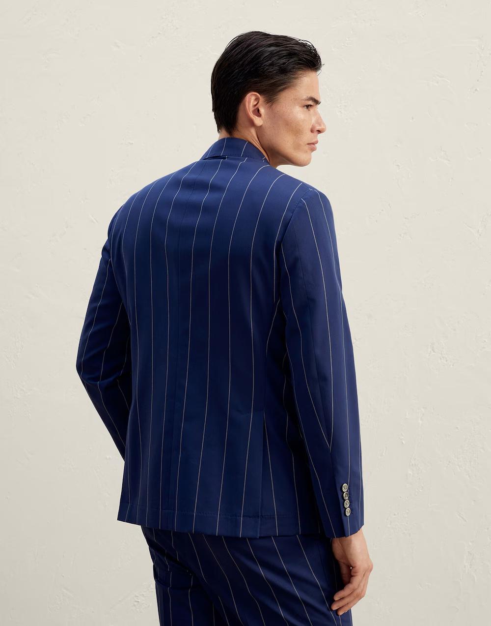 Bicolor Wool Blazer
