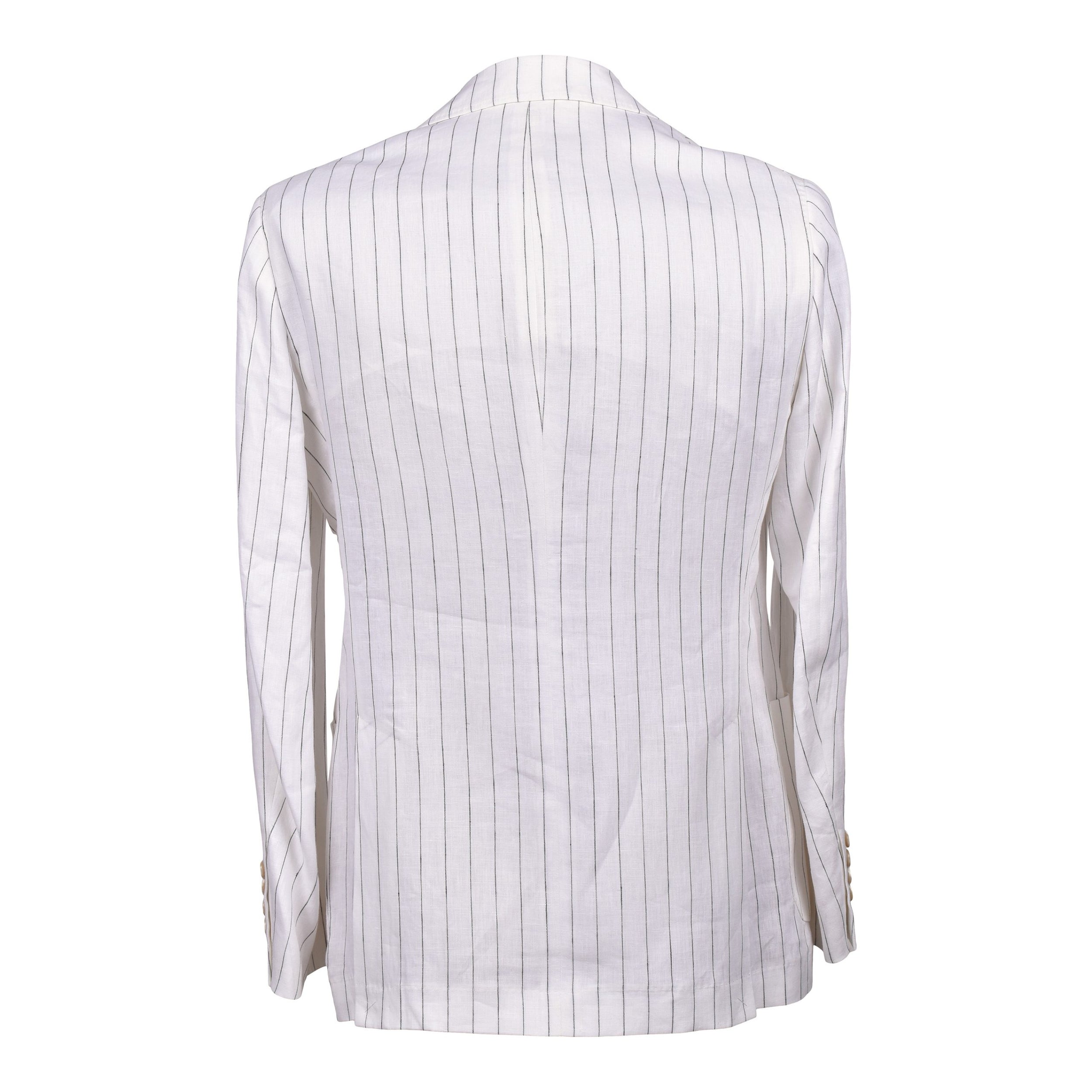 White Linen Two-Piece Suit