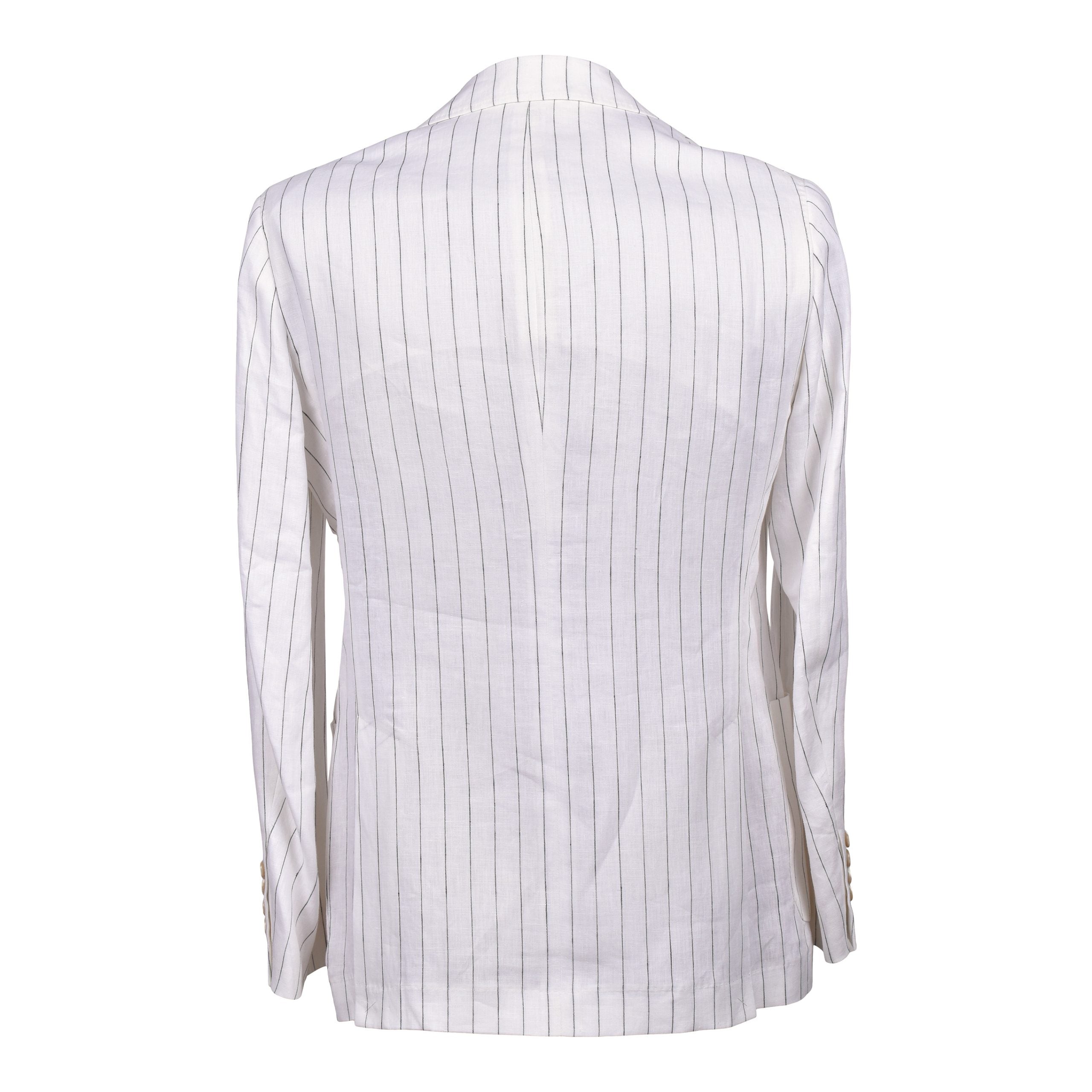 White Linen Two-Piece Suit