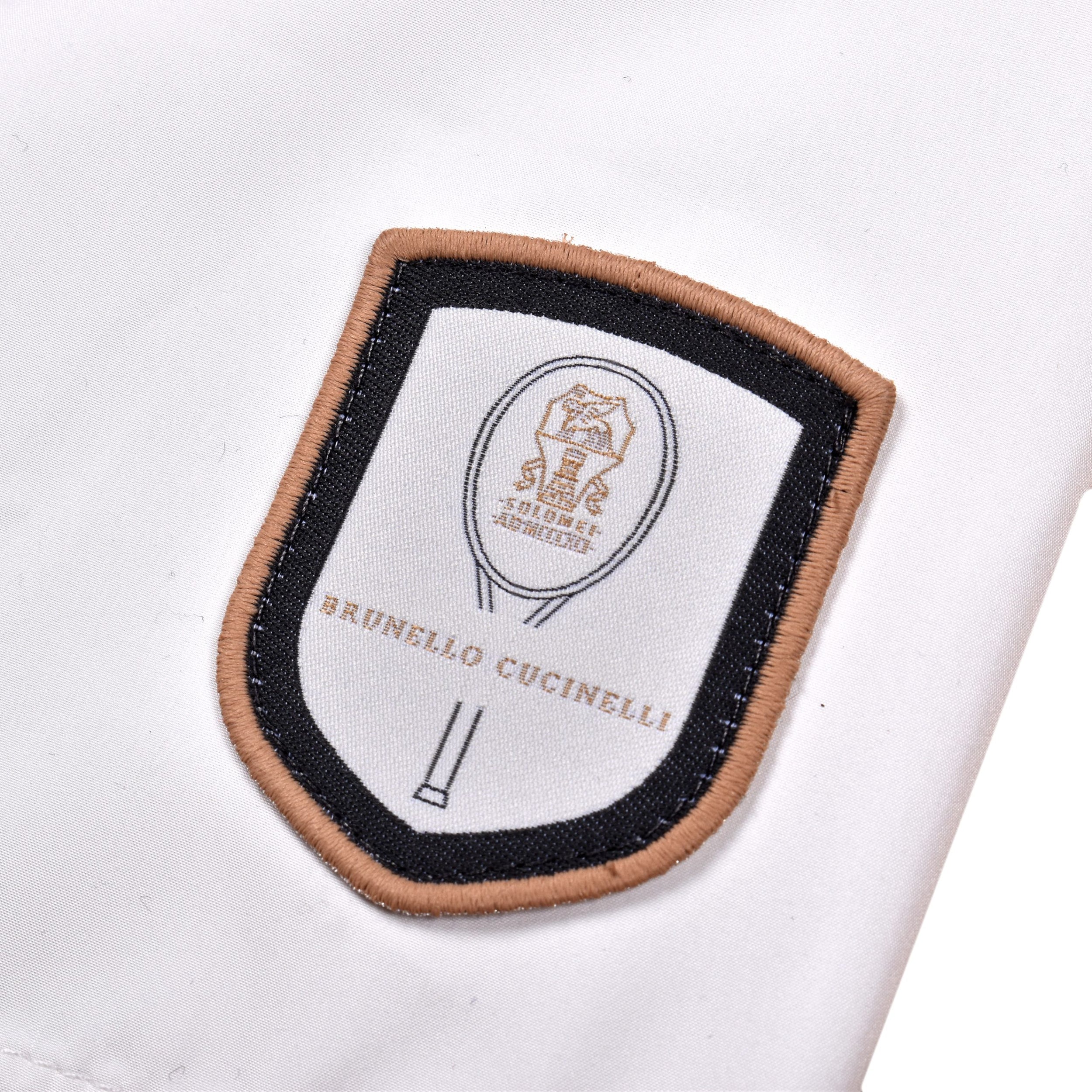 White Polyester Shorts