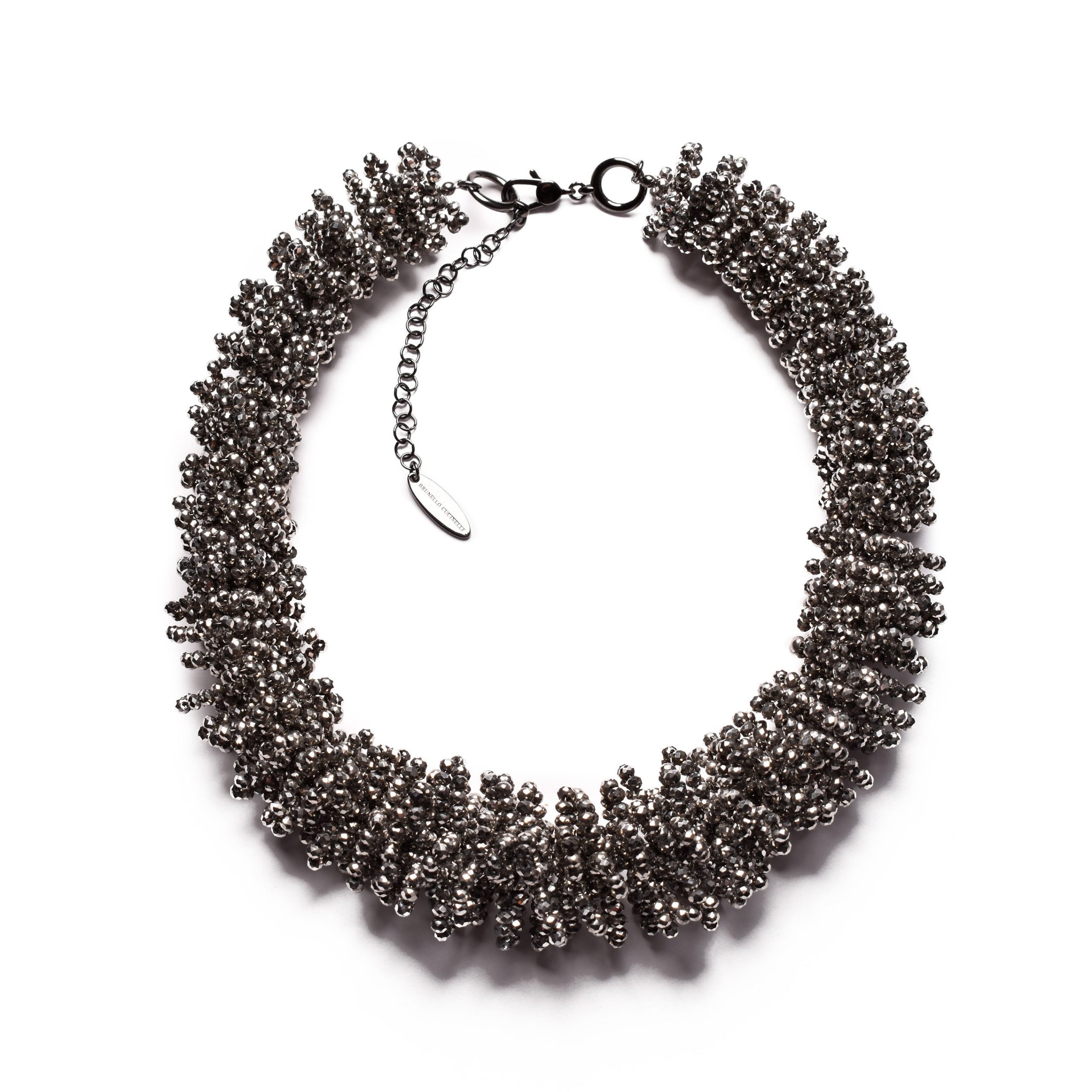 Silver Glass Necklace