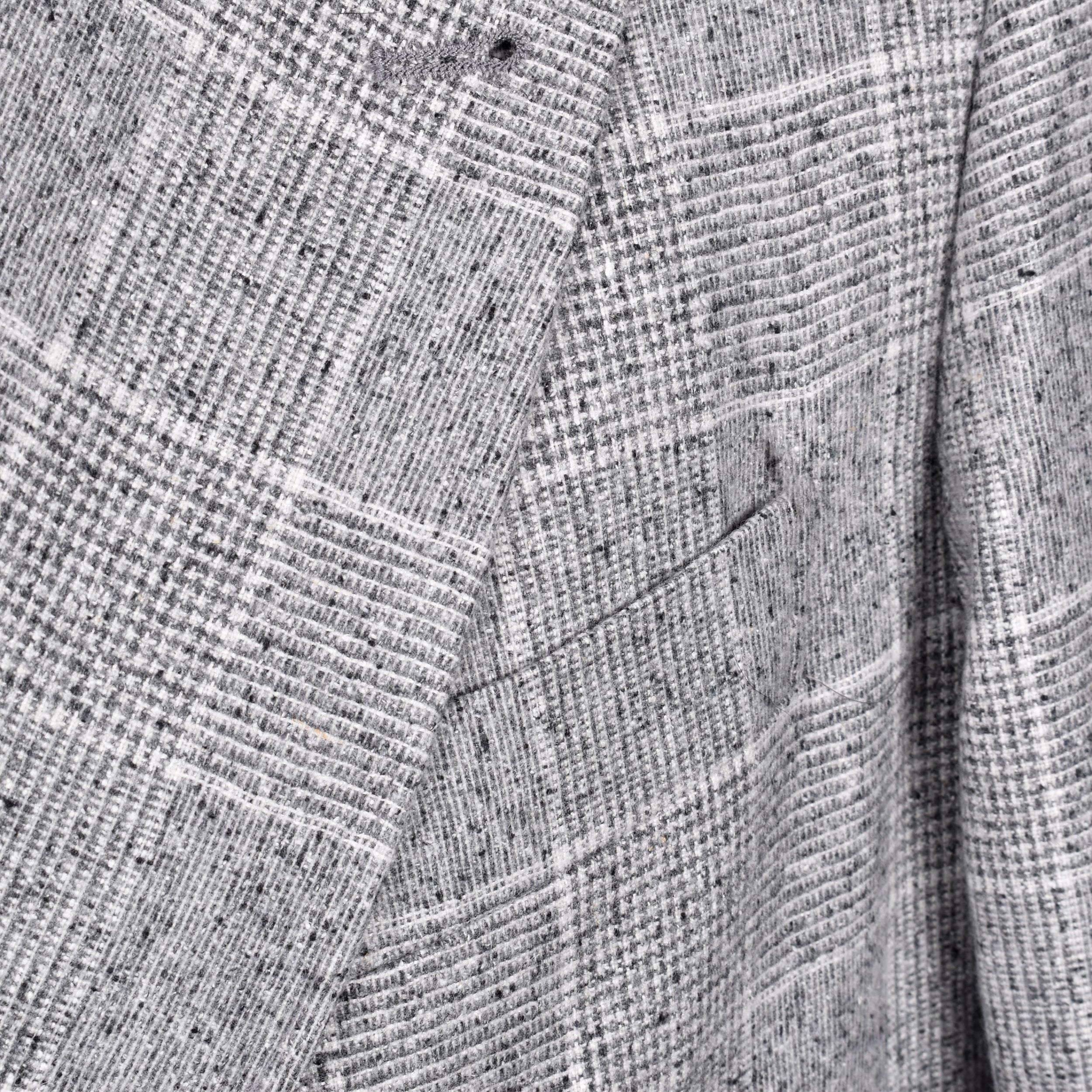 Gray Silk Blazer