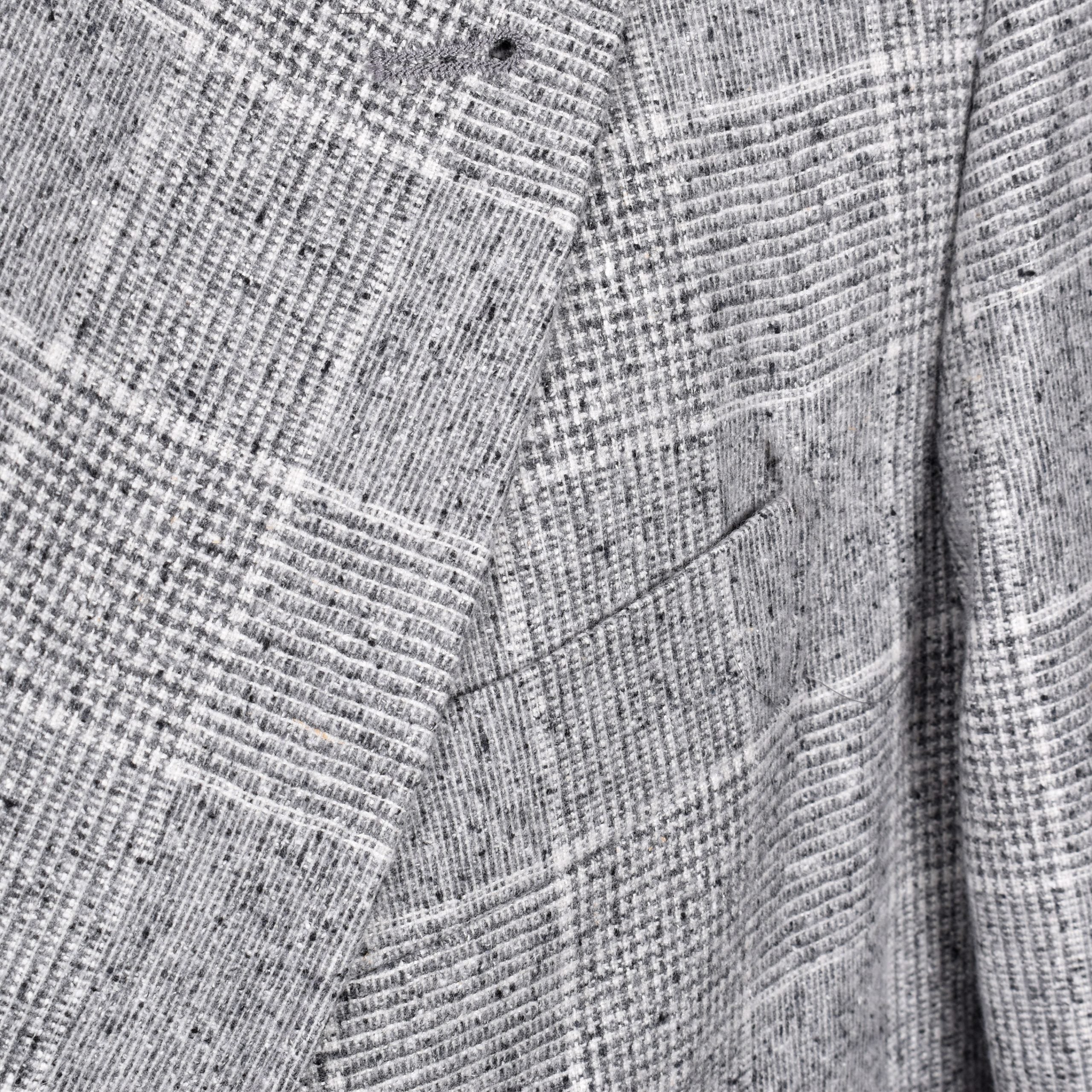 Gray Silk Blazer