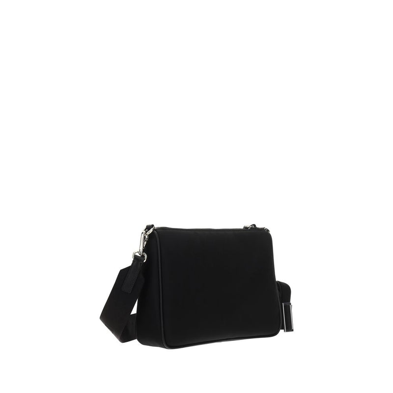 Black Recycled Polyamide Shoulder Bag