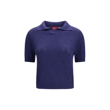 Blue Silk Dress Shirt