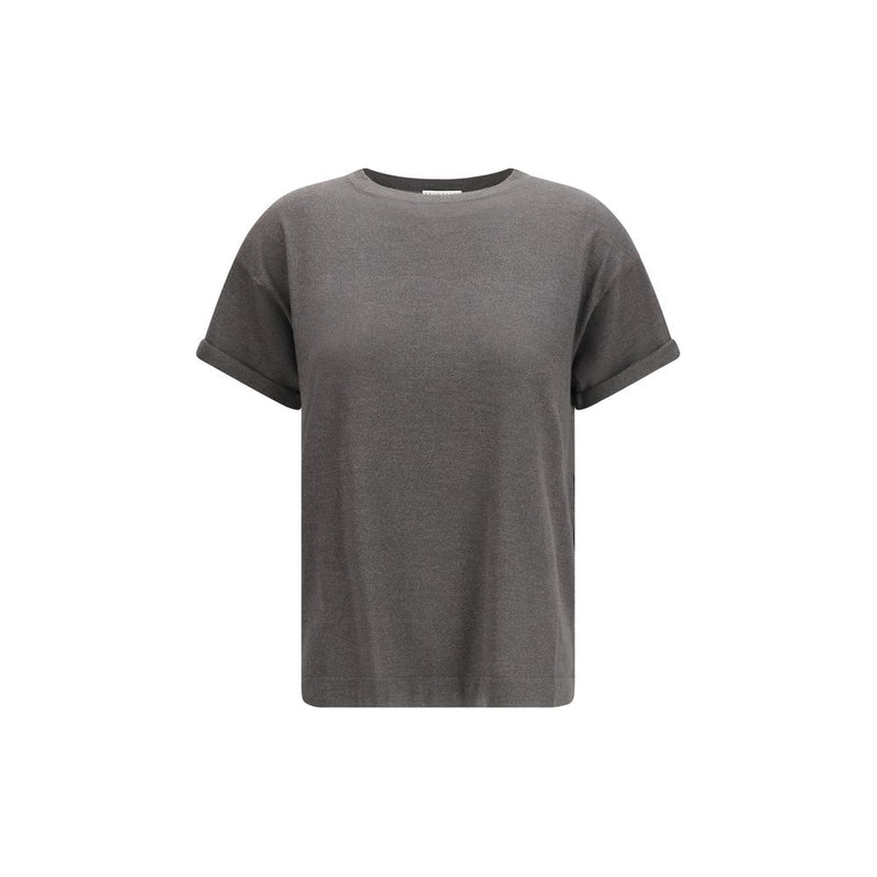 Gray Nylon T-Shirt