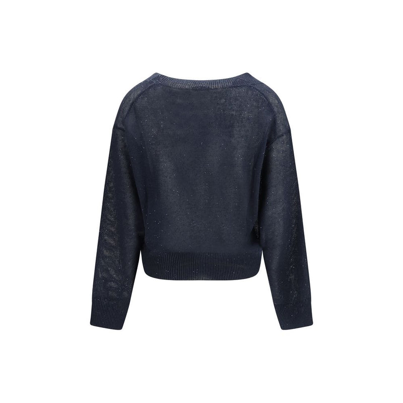Blue Linen T-Shirt