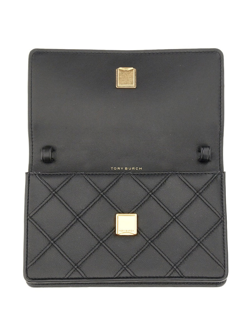 Tory Burch Fleming Wallet — Black & Purses