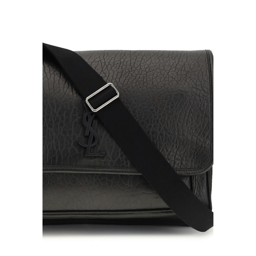 Black Calf Leather Bos Taurus Shoulder Bag