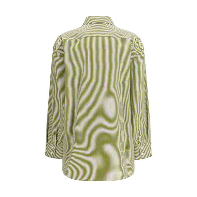Bicolor Cotton Pattern Shirt