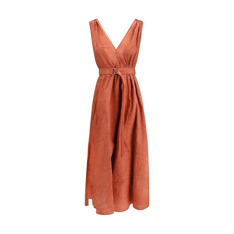 Multicolor Cotton Casual Dress
