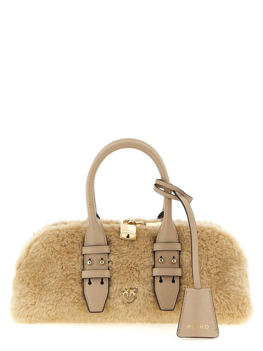 Pinko Escape Shoulder Bag — Beige
