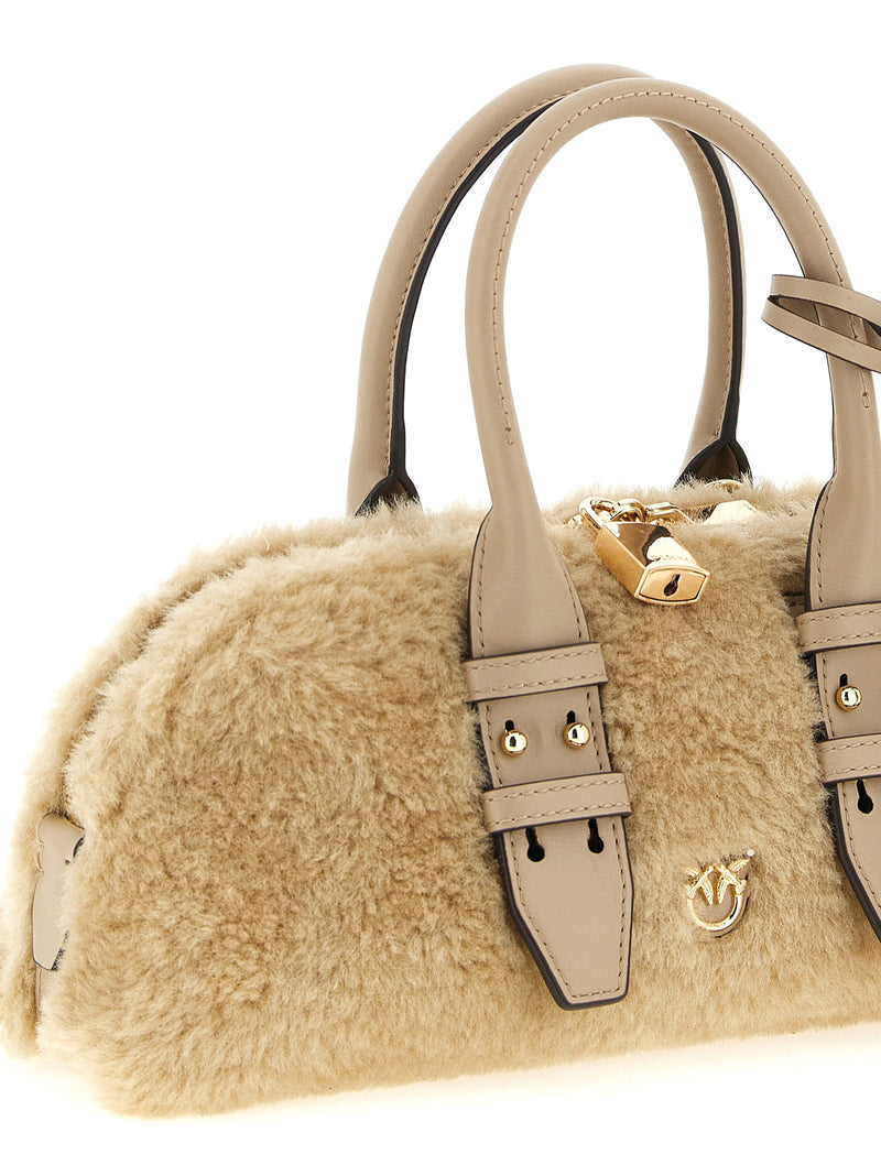 Pinko Escape Shoulder Bag — Beige