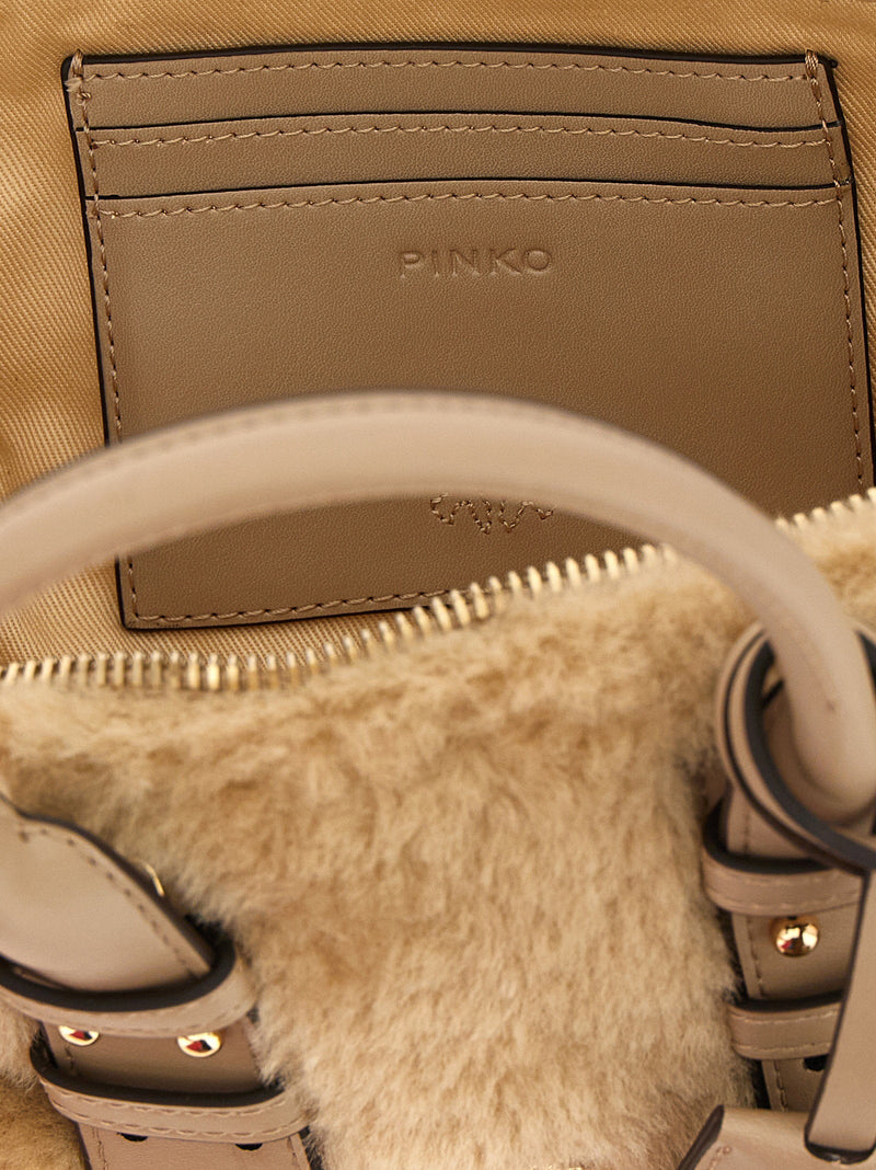 Pinko Escape Shoulder Bag — Beige