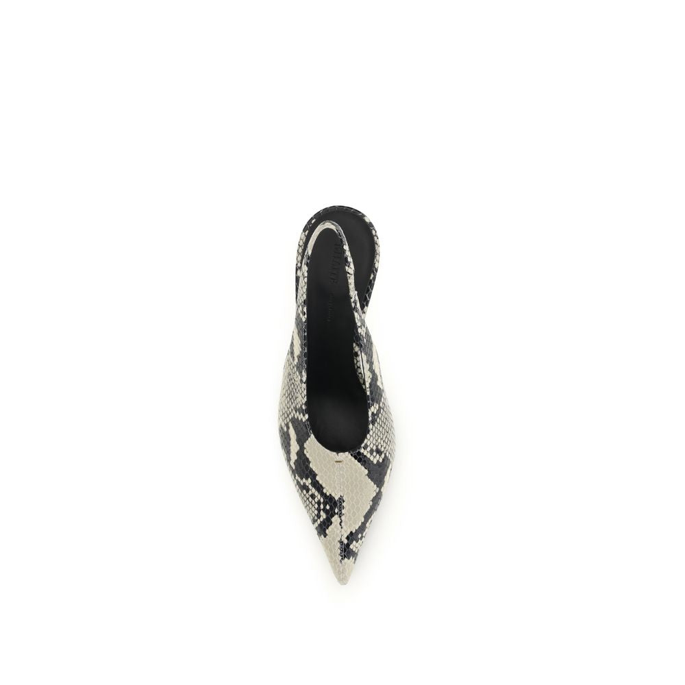 Multicolor Calf Leather Bos Taurus High Heel Pumps