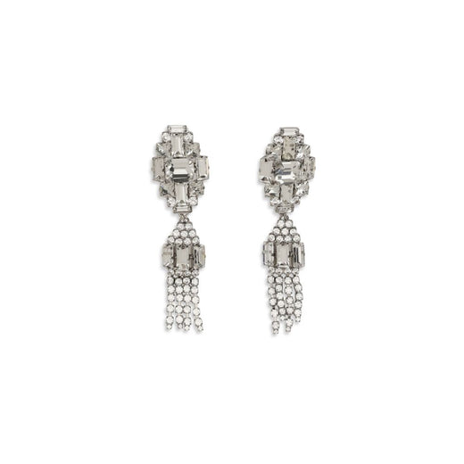 Silver Metal Earrings