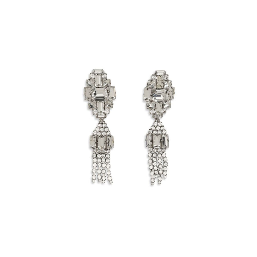Silver Metal Earrings