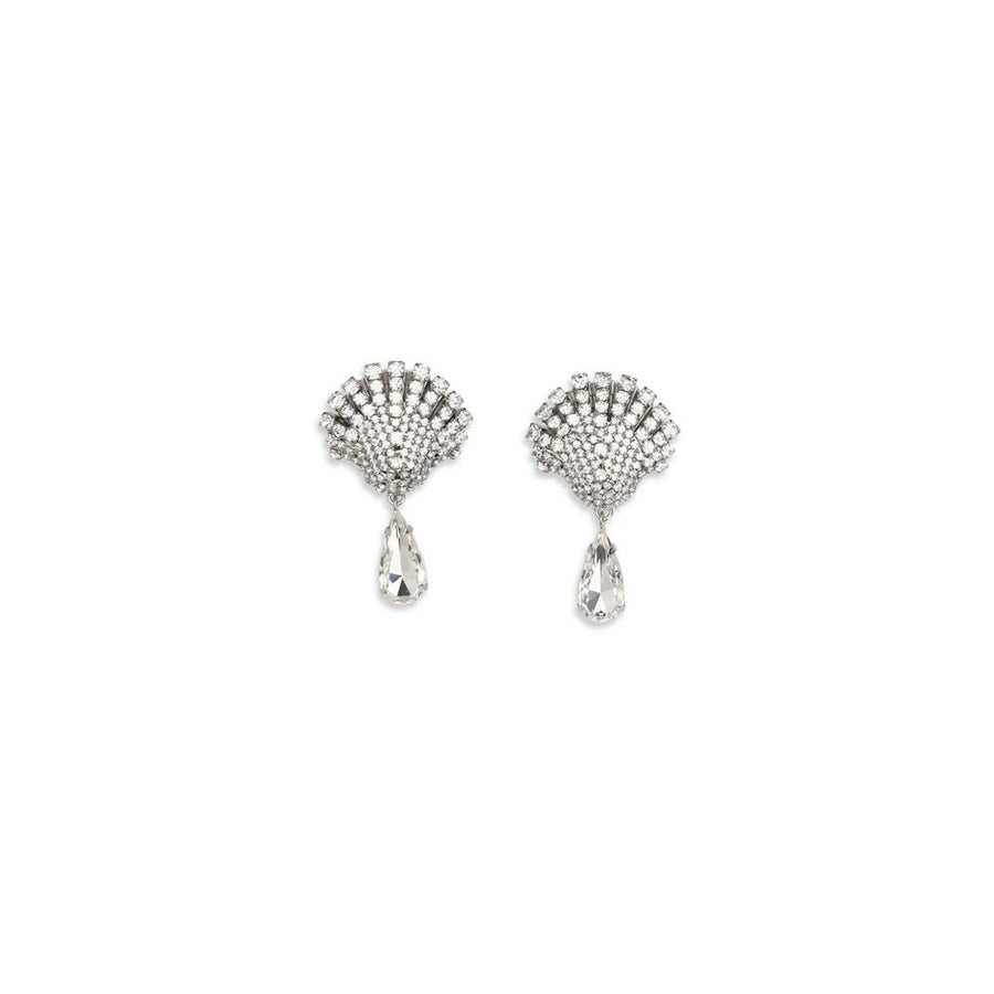 Silver Metal Earrings