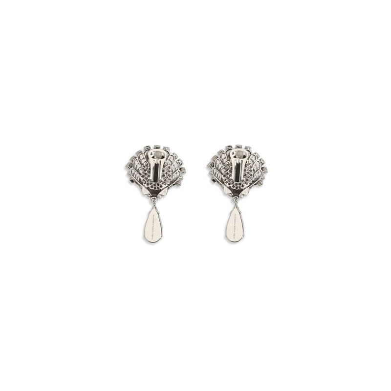 Silver Metal Earrings
