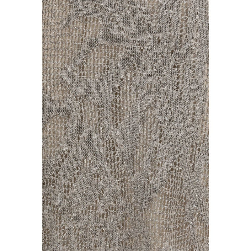 Gray Linen Casual Dress
