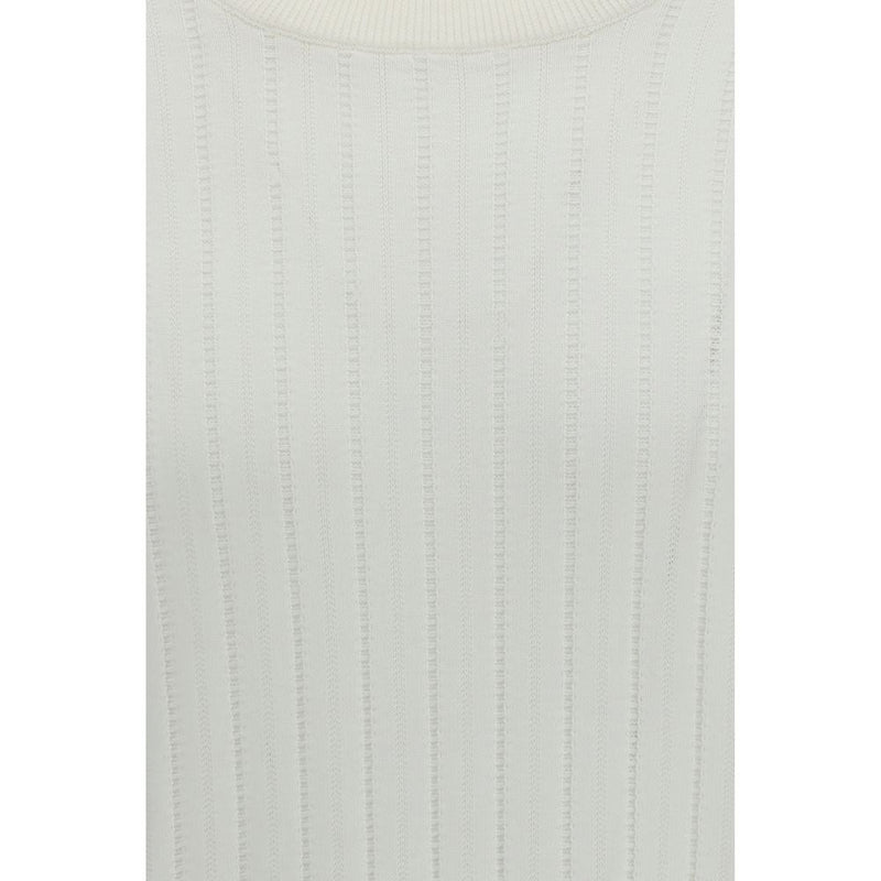 White Cotton Sweatshirt