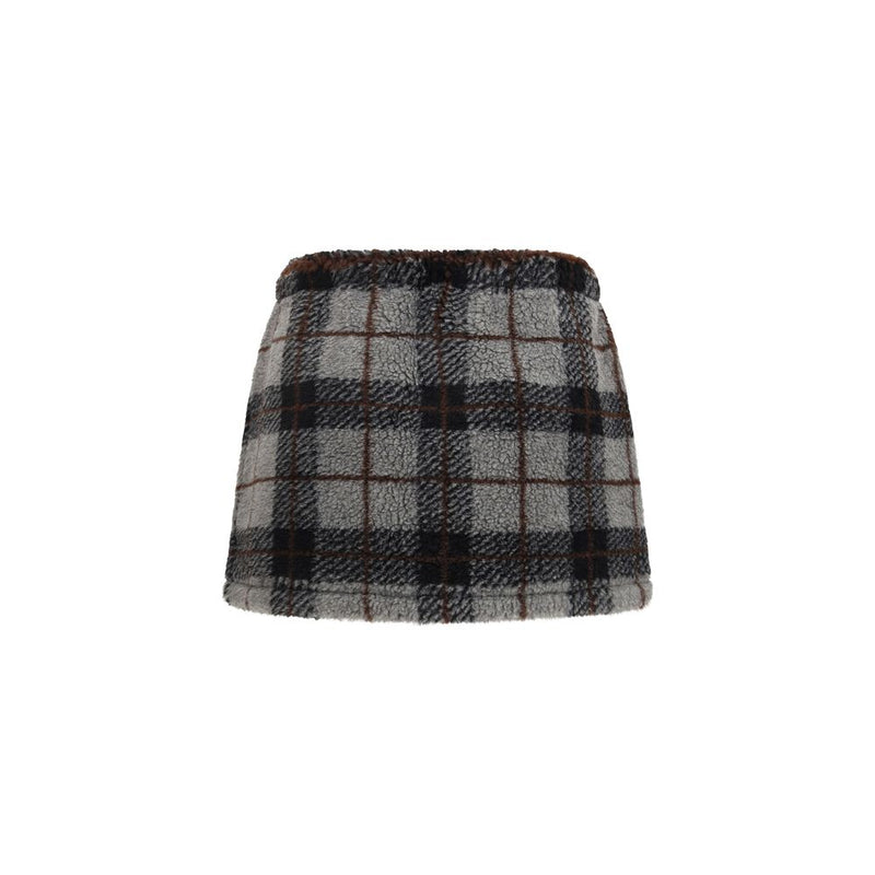 Multicolor Nylon Mini Skirt