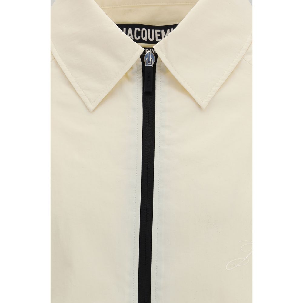 White Polyamide Shell Jacket
