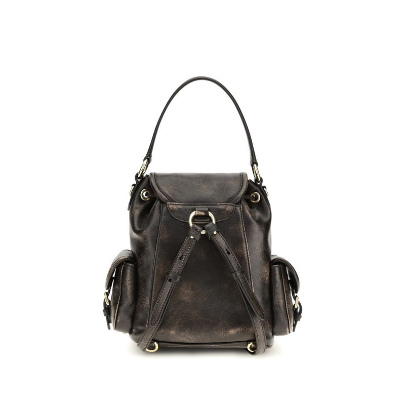 Brown Calf Leather Bos Taurus Backpack