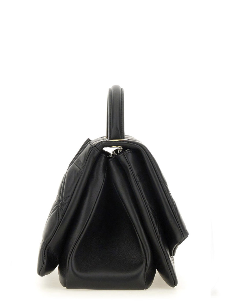 Vivienne Westwood Sibyl Top Handle Bag — Black Lamb
