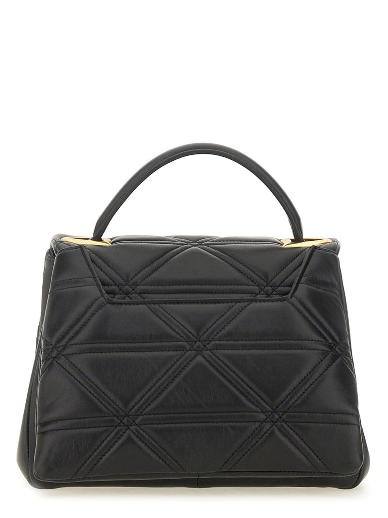 Vivienne Westwood Sibyl Top Handle Bag — Black Lamb