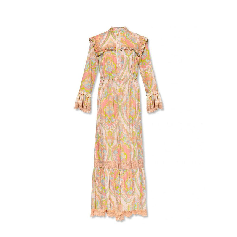 Multicolor Cotton Casual Dress