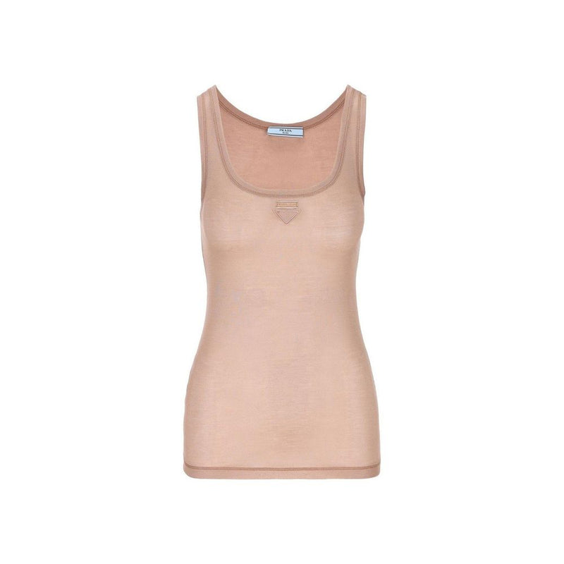 Multicolor Silk Tank Tops