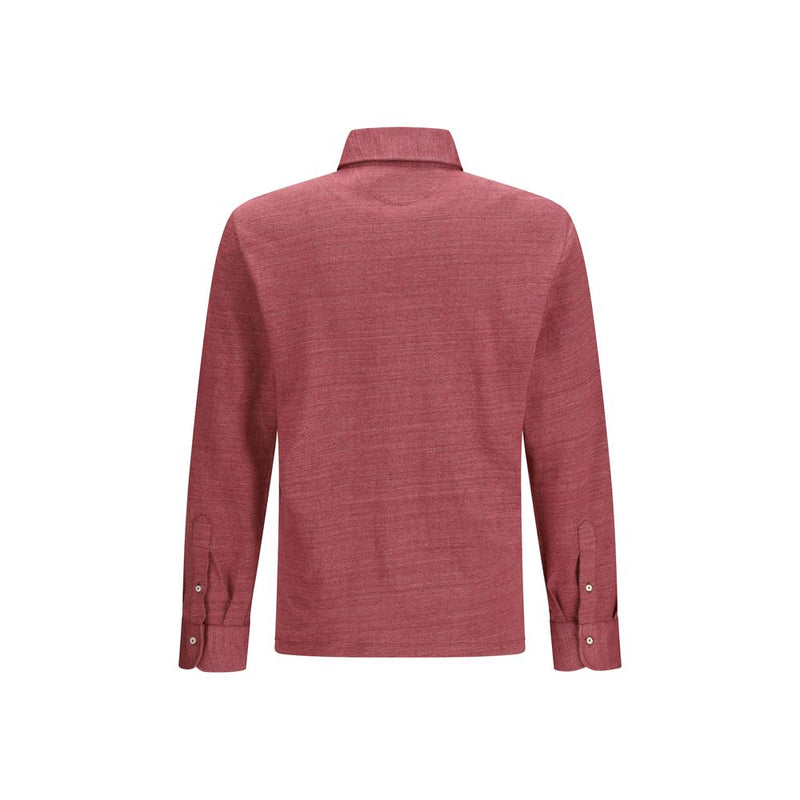 Multicolor Linen Polo Shirt