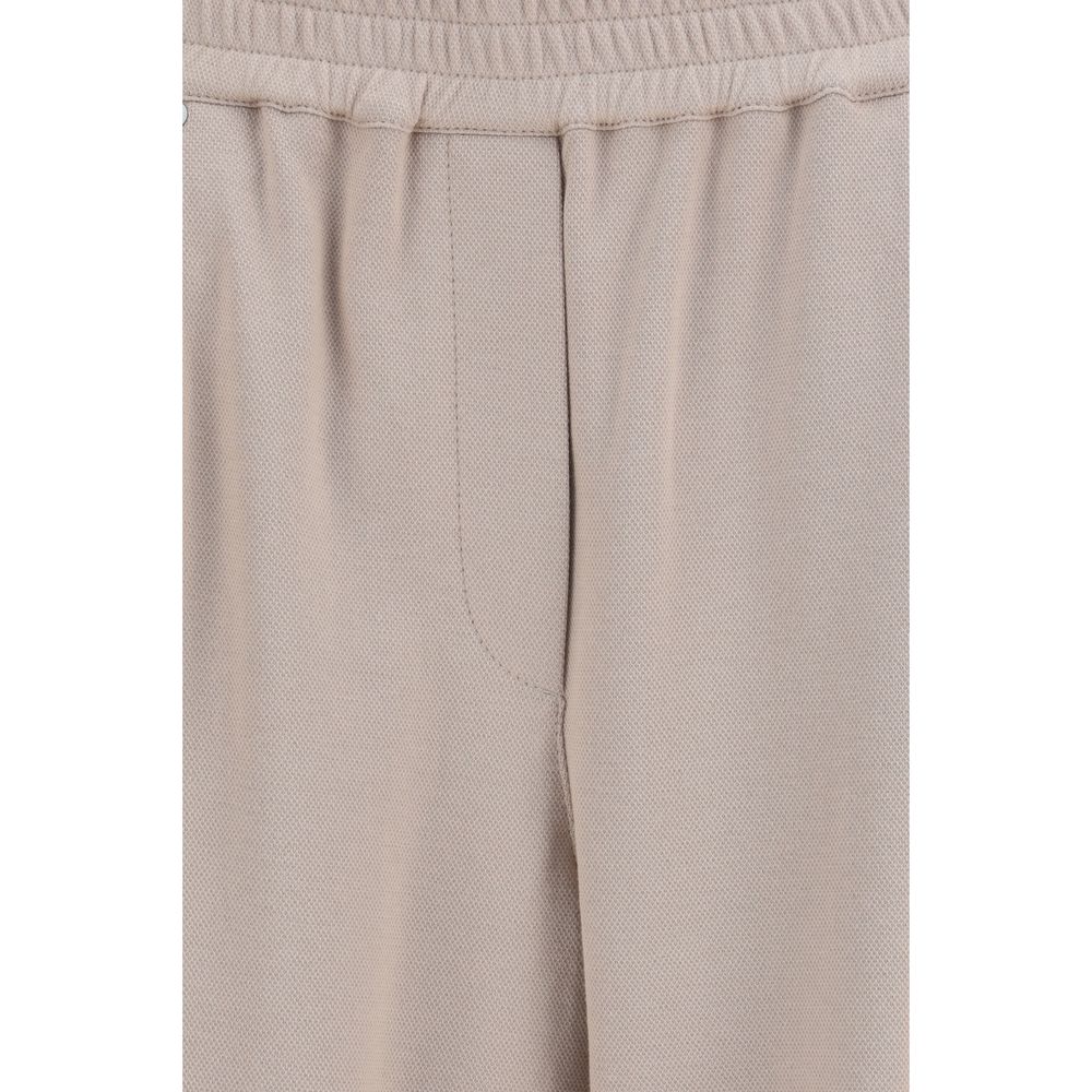 Beige Cotton Shorts