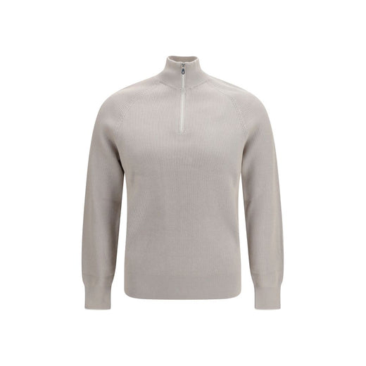 Beige Cotton Sweatshirt