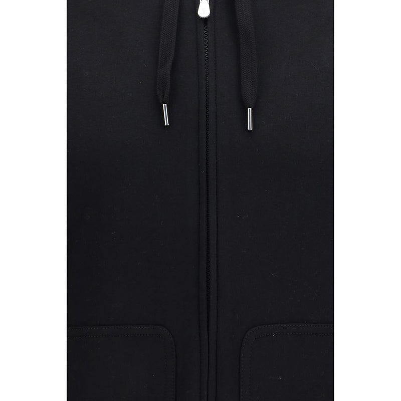 Black Cotton Sweatshirt