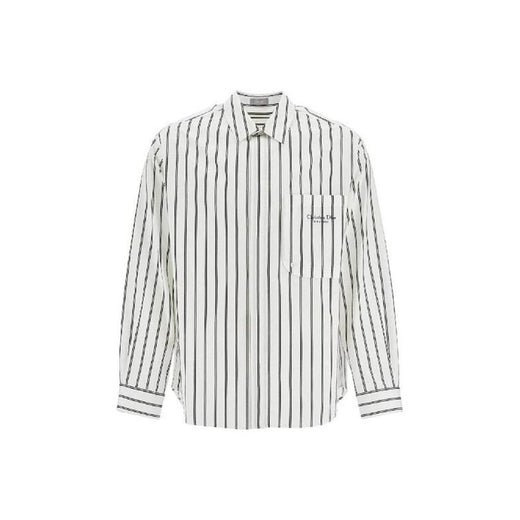 White Cotton Pattern Shirt