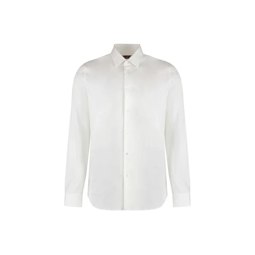 White Cotton Dress Shirt