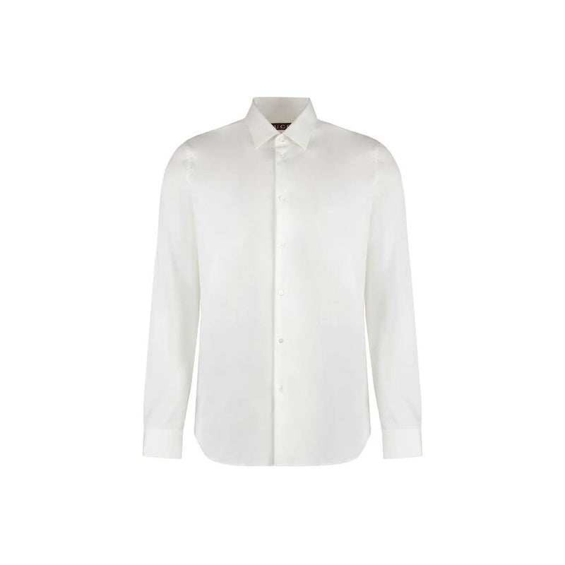 White Cotton Dress Shirt
