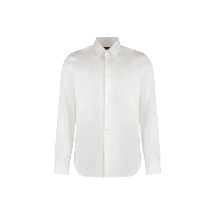 White Cotton Dress Shirt