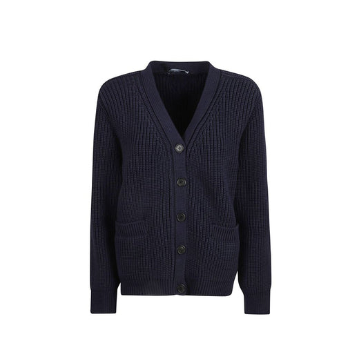 Blue Cotton Cardigan