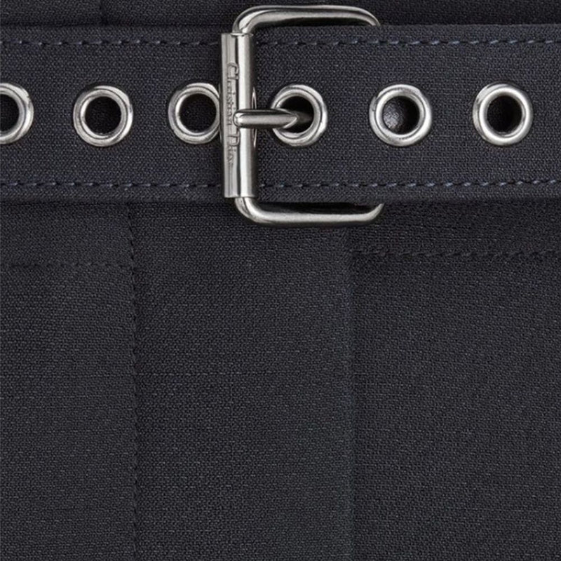 Black Wool Casual Pants