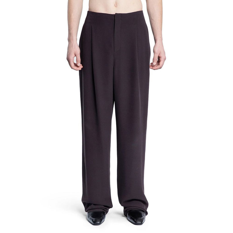 Brown Silk Dress Pants