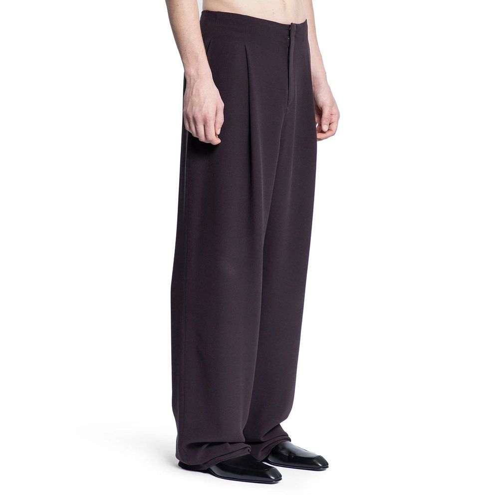 Brown Silk Dress Pants