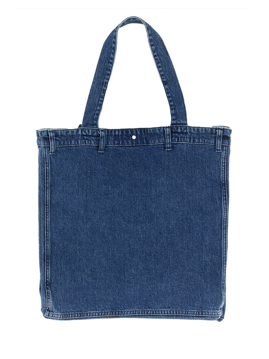 Baum Und Pferdgarten Kila Shoulder Bag — Blue Organic Cotton