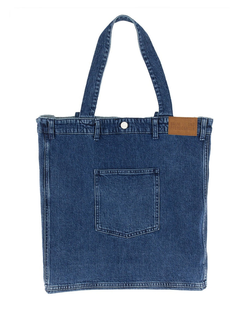 Baum Und Pferdgarten Kila Shoulder Bag — Blue Organic Cotton