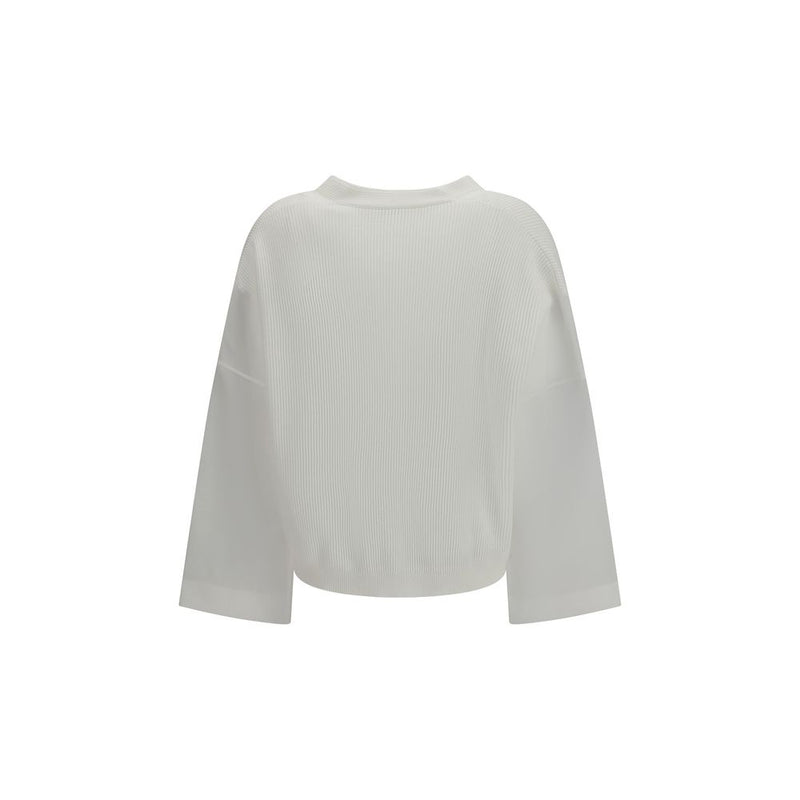 White Cotton Cardigan
