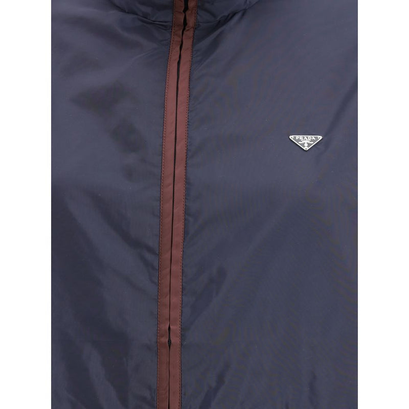 Blue Polyamide Shell Jacket