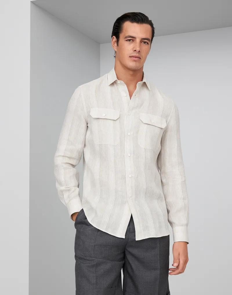 White Linen Shirt